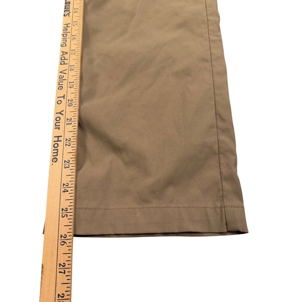Prana Mens Slim Fit Pants Tan Khaki 5-Pocket Outdoor‎ Casual Size 35